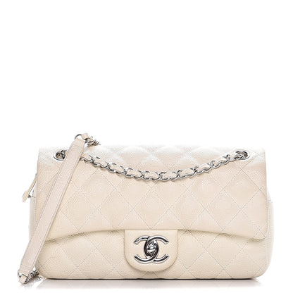 Chanel Caviar Medium Easy Flap Ivory 1 of 13