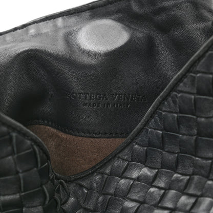 Bottega Veneta Nappa Intrecciato Parachute Bag Black 6 of 10