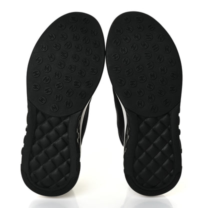 Chanel Lycra CC Sneakers 35.5 Black 5 of 7
