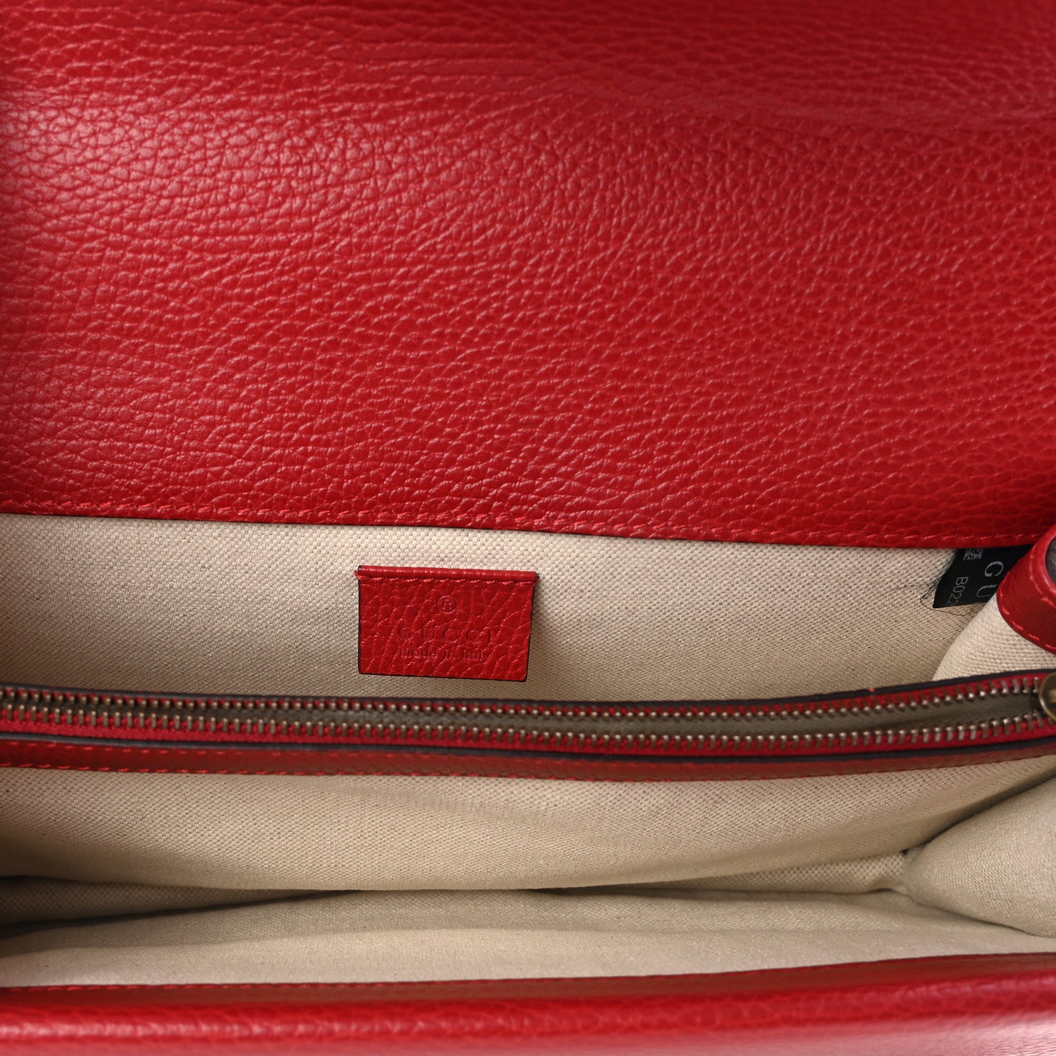 Gucci Dollar Calfskin Swarovski Crystal Small Dionysus Shoulder Bag Hibiscus Red 5 of 11
