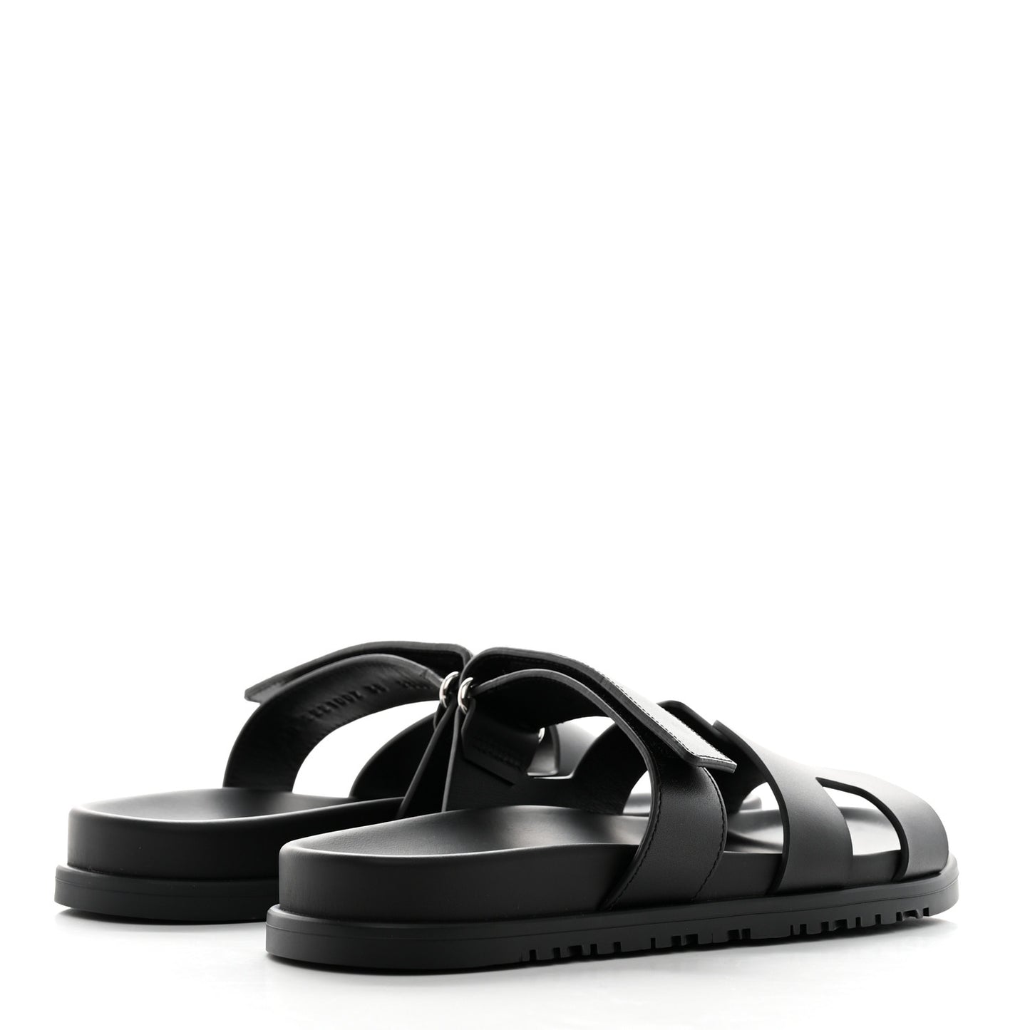 Calfskin Womens Chypre Sandals 38 Black