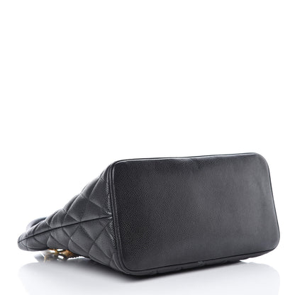 Chanel Caviar Quilted Medallion Tote Black 4 of 9