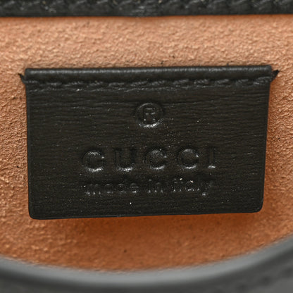 Gucci Boarded Plutone Calfskin Mini Horsebit 1955 Crossbody Bag Black 6 of 10