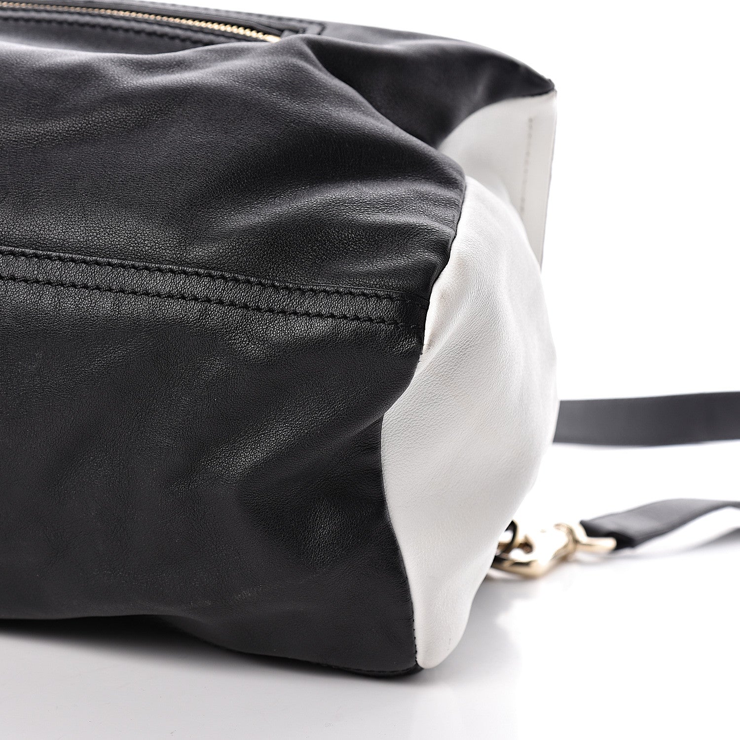 Givenchy Sugar Goatskin Medium Tri-Color Pandora Black Linen White 10 of 10
