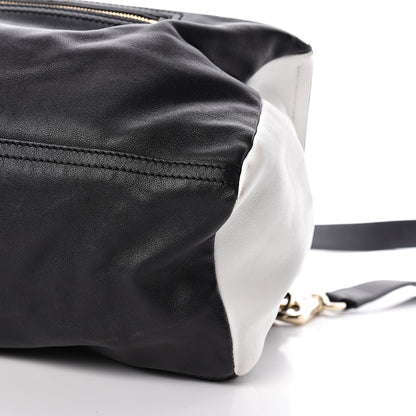 Givenchy Sugar Goatskin Medium Tri-Color Pandora Black Linen White 10 of 10