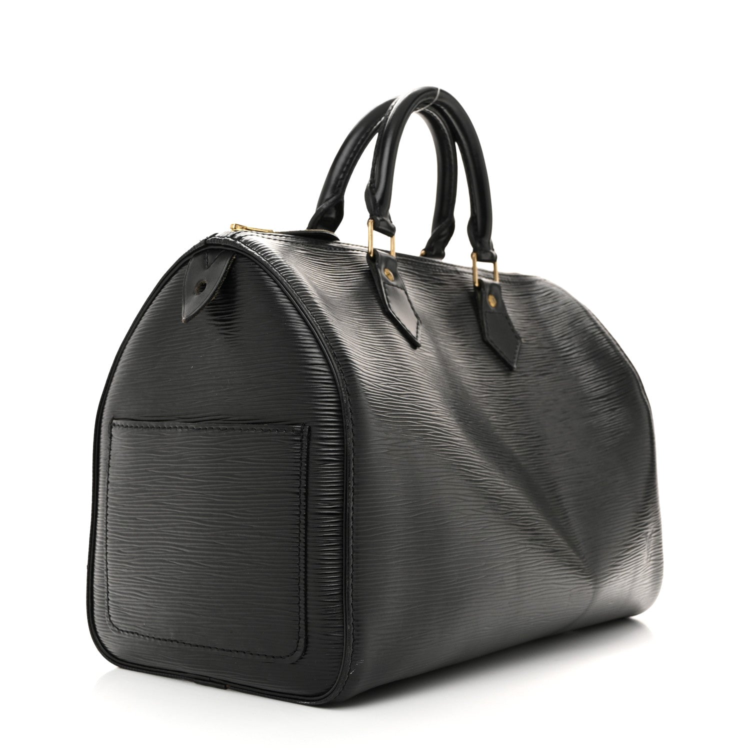 Louis Vuitton Epi Speedy 30 Black 3 of 17