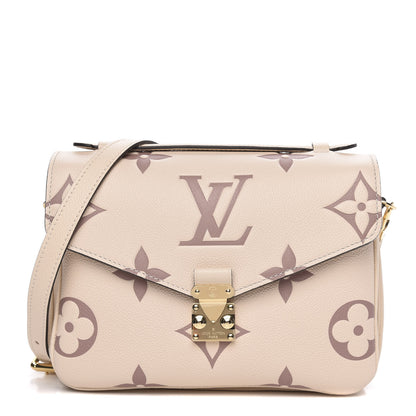 Louis Vuitton Empreinte Monogram Giant Pochette Metis Creme Bois De Rose 1 of 9