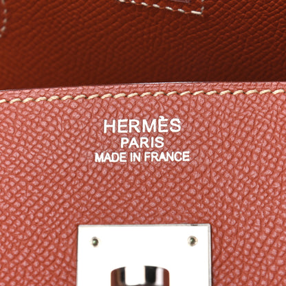 Hermes Epsom Candy Birkin 35 Brique Orange 5 of 11