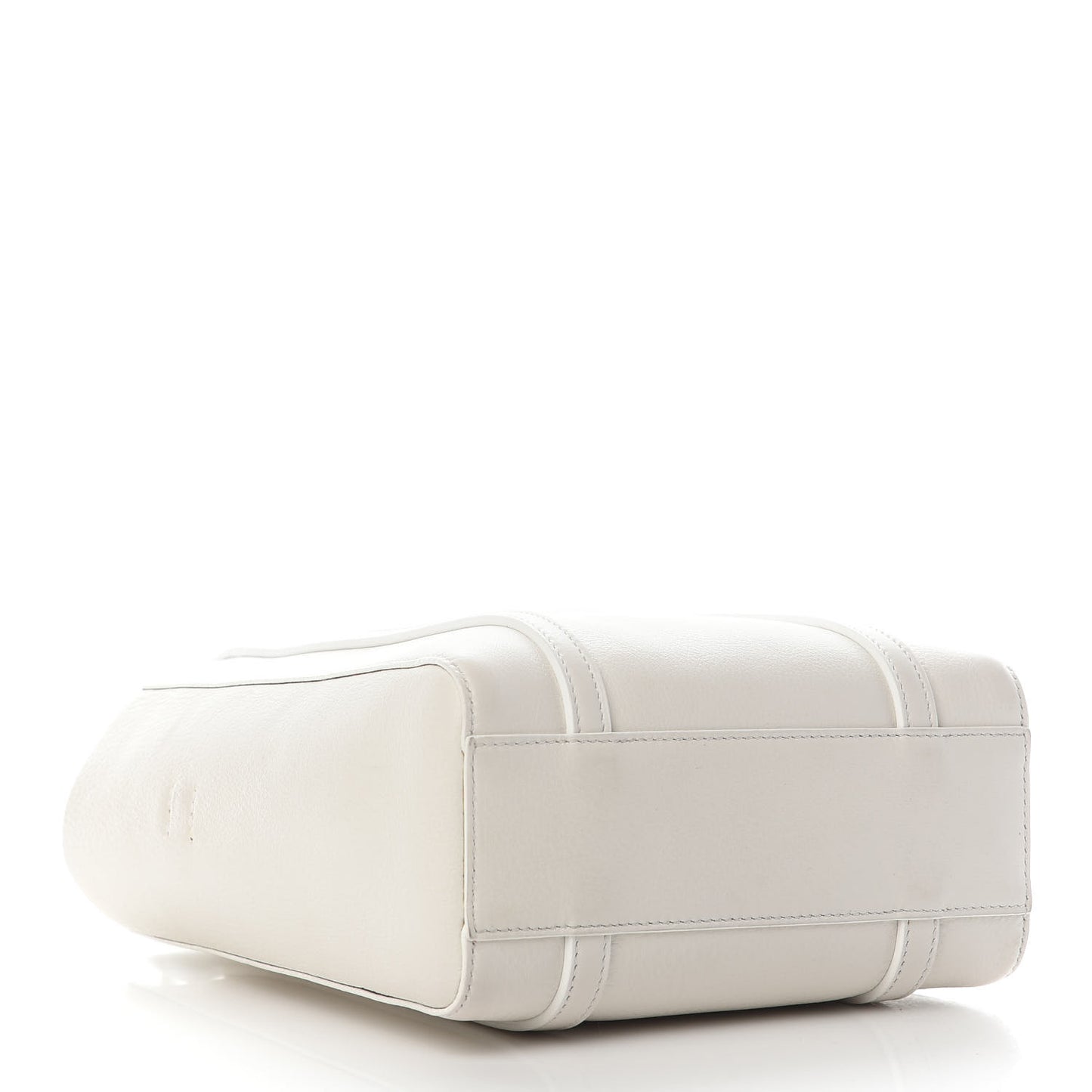 Smooth Calfskin Double Sided XXS Everyday Tote White Light Black