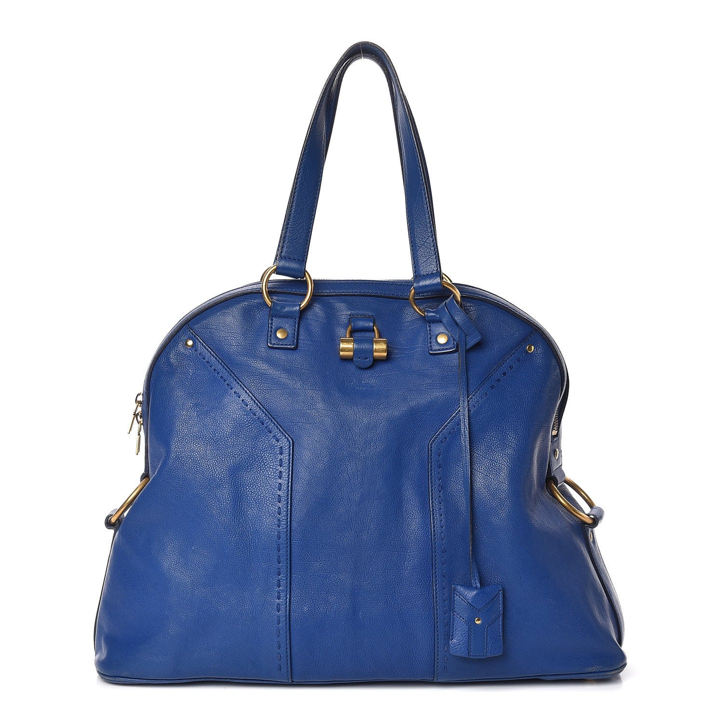 Calfskin Oversized Muse Blue