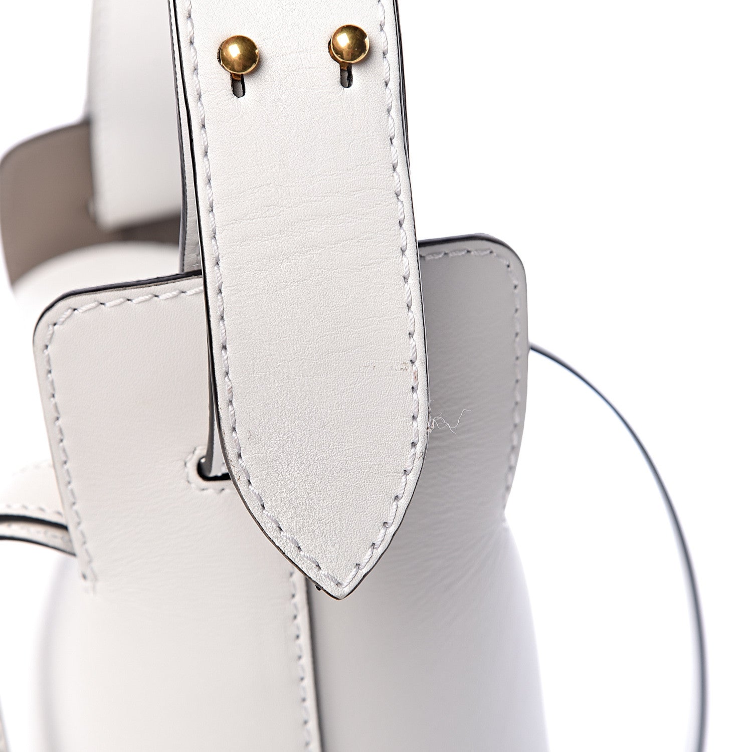 Burberry Supple Calfskin Small Bucket Chalk White 15 of 15
