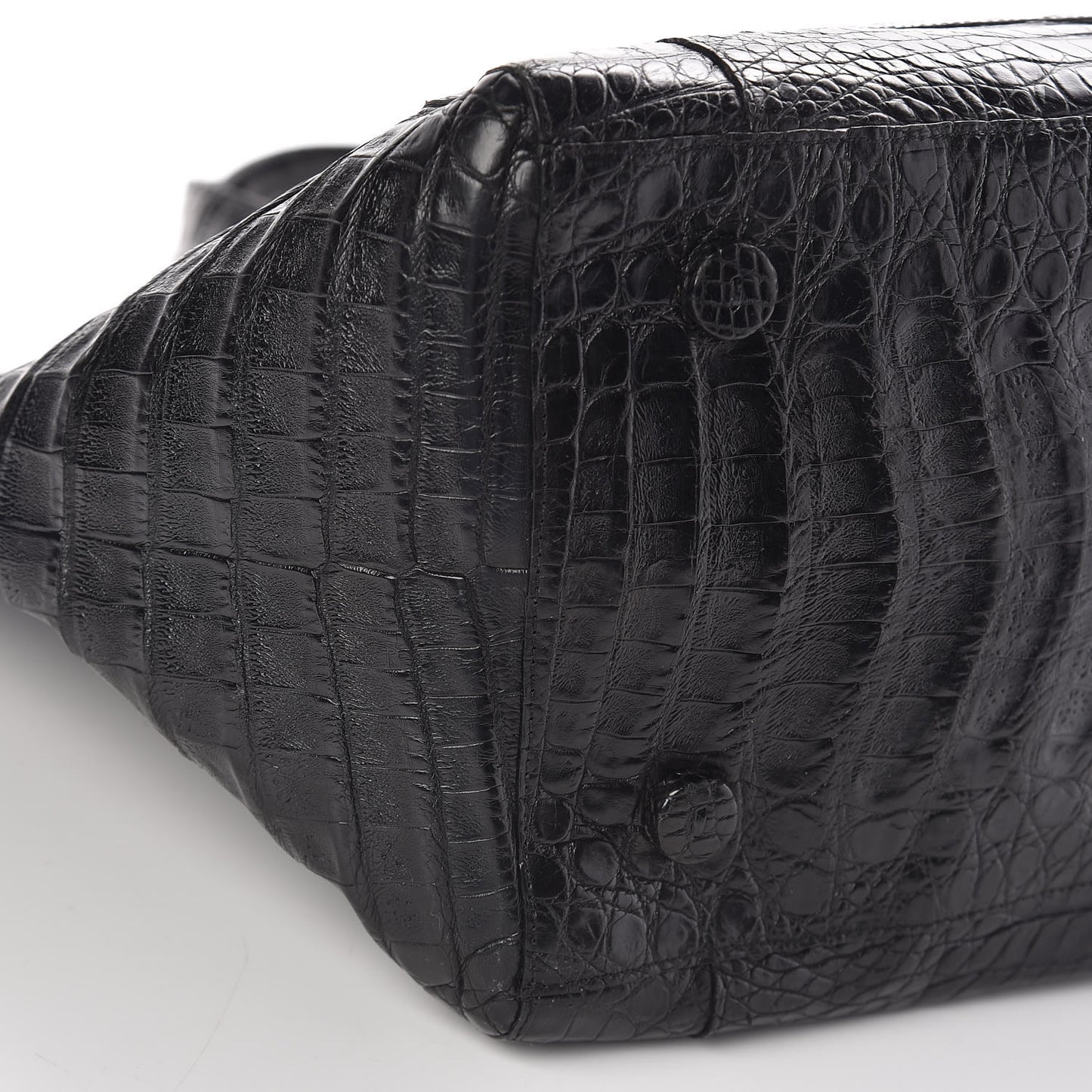Crocodile Tote Black