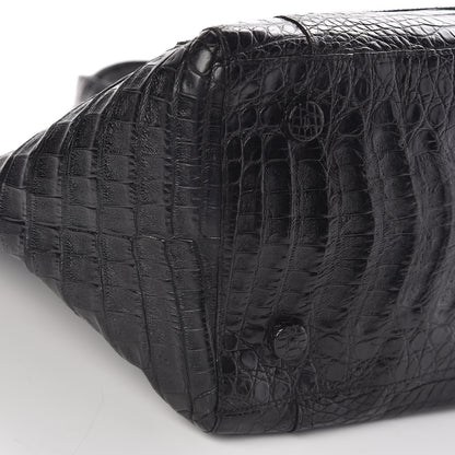 Nancy Gonzalez Crocodile Tote Black 9 of 11