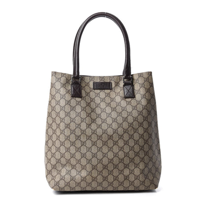 Gucci GG Plus Monogram Small Vertical Tote Dark Brown 1 of 16