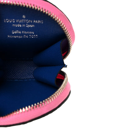 Louis Vuitton Taurillon Illusion Trio Coin Purse Bleu Rose 5 of 6