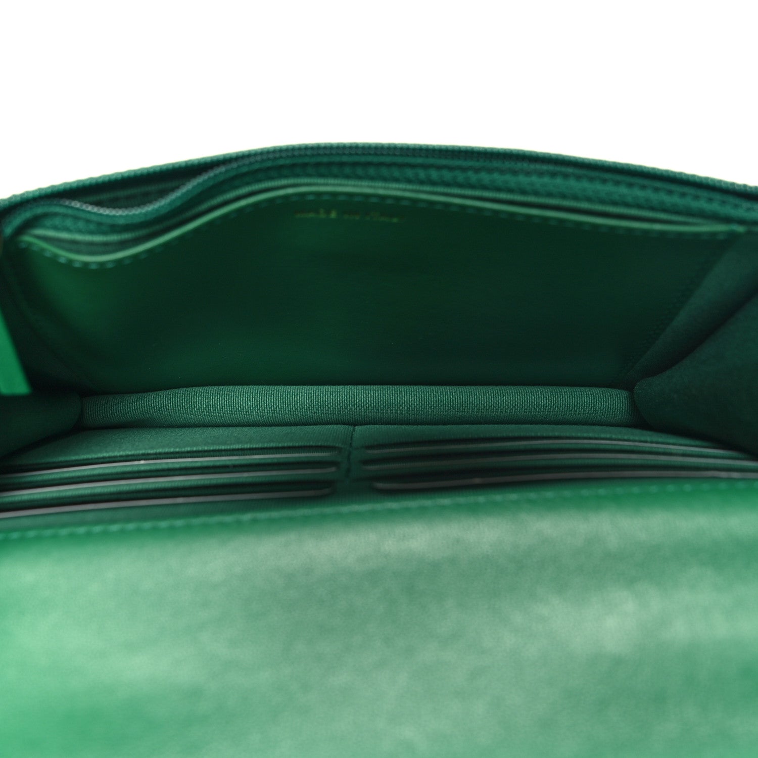 Chanel Lambskin Quilted Chanel 19 Wallet On Chain WOC Green 5 of 13
