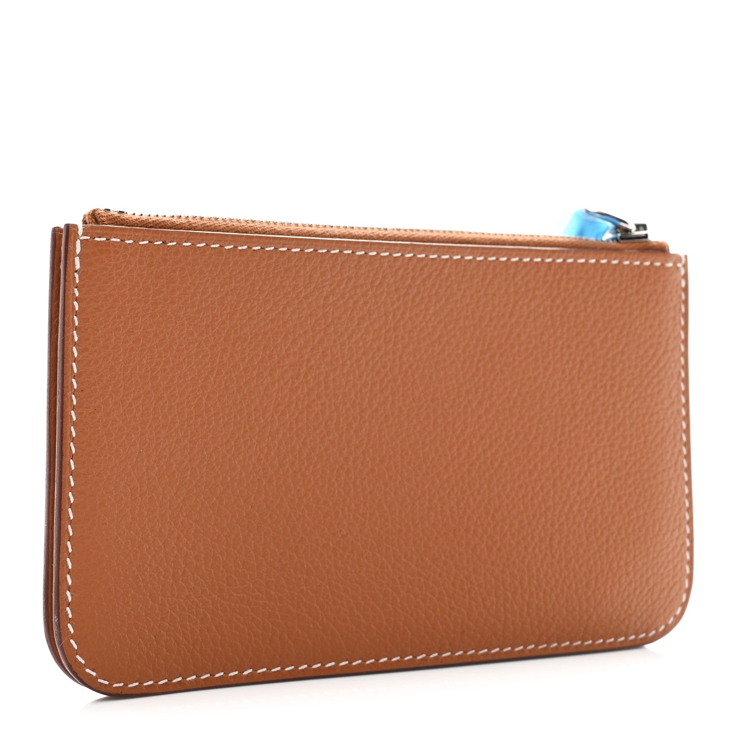 Hermes Evercolor Zipengo Chain D'Ancre Card Holder Gold 1816048