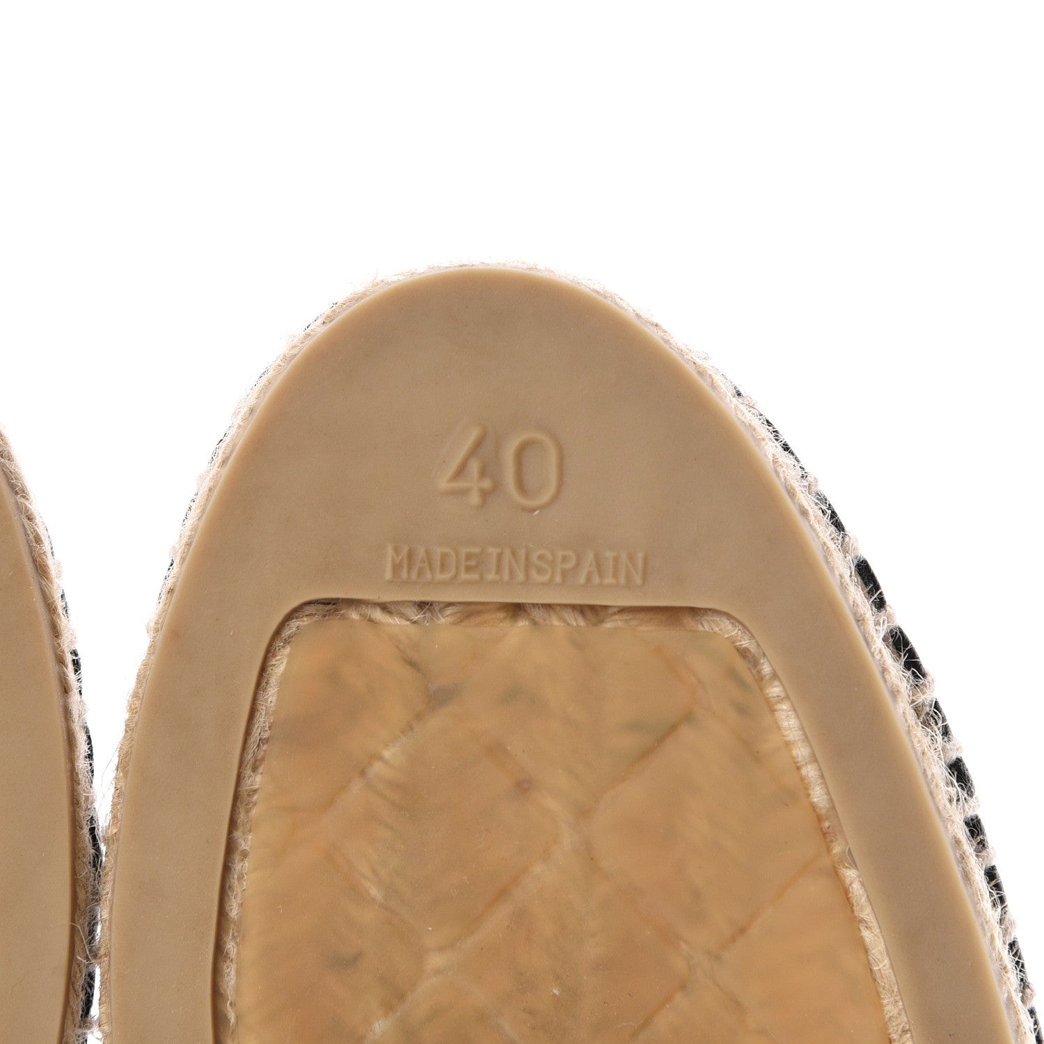 Chanel Lambskin CC Espadrilles 40 Black 7 of 11