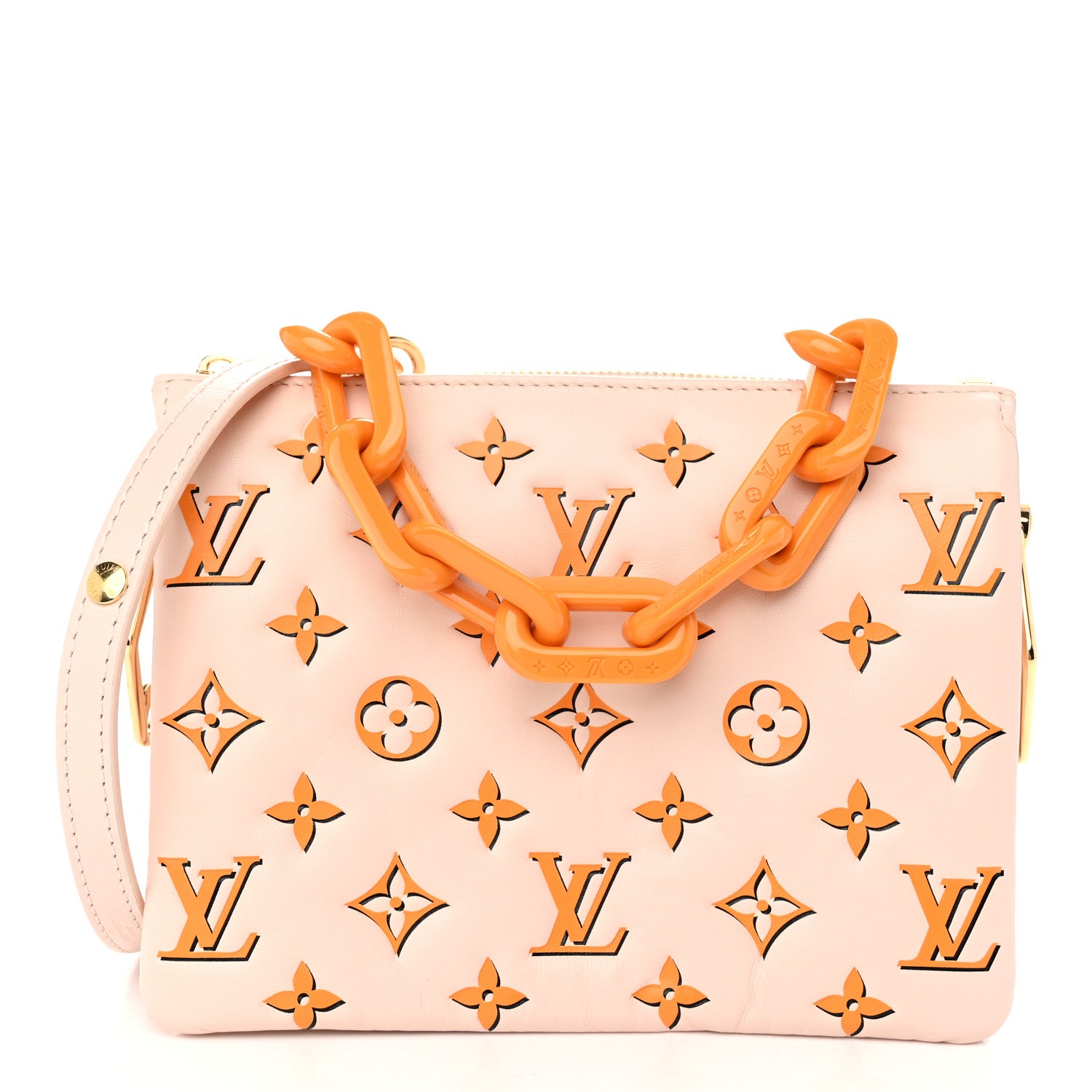 Louis Vuitton LV x SY Lambskin Monogram Coussin BB Pearl 1 of 9