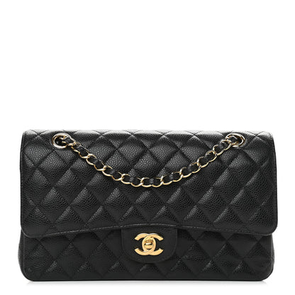 Chanel Caviar Quilted Medium Double Flap Black 1 of 10