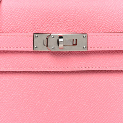 Hermes Epsom Kelly Wallet To Go Rose Confetti 9 of 11