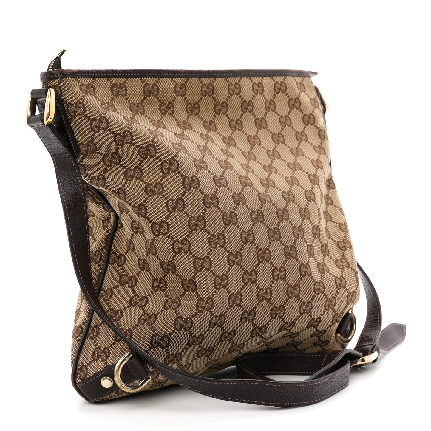 Monogram Abbey Messenger Bag Dark Brown