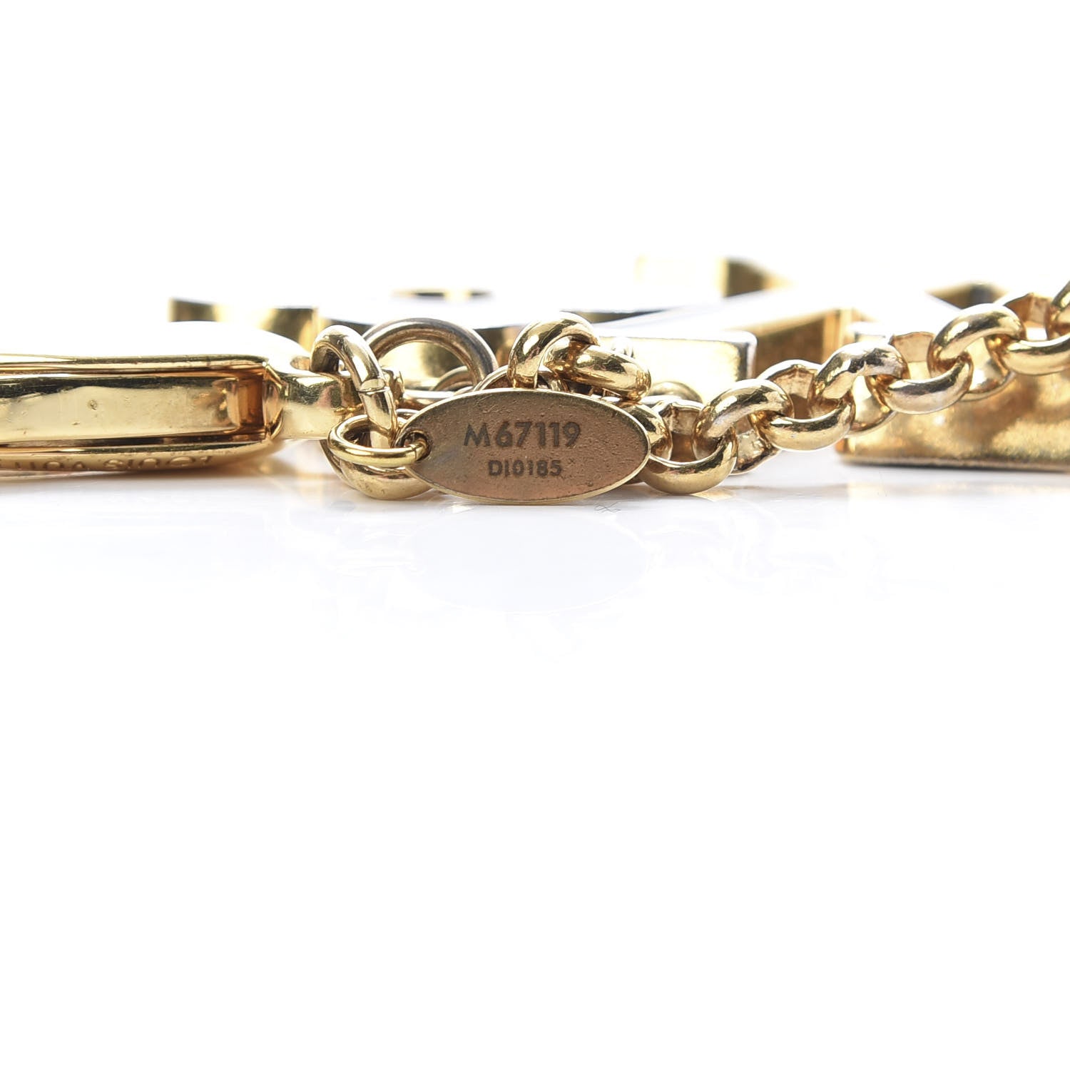 Louis Vuitton Fleur De Monogram Bag Charm Dore 4 of 5