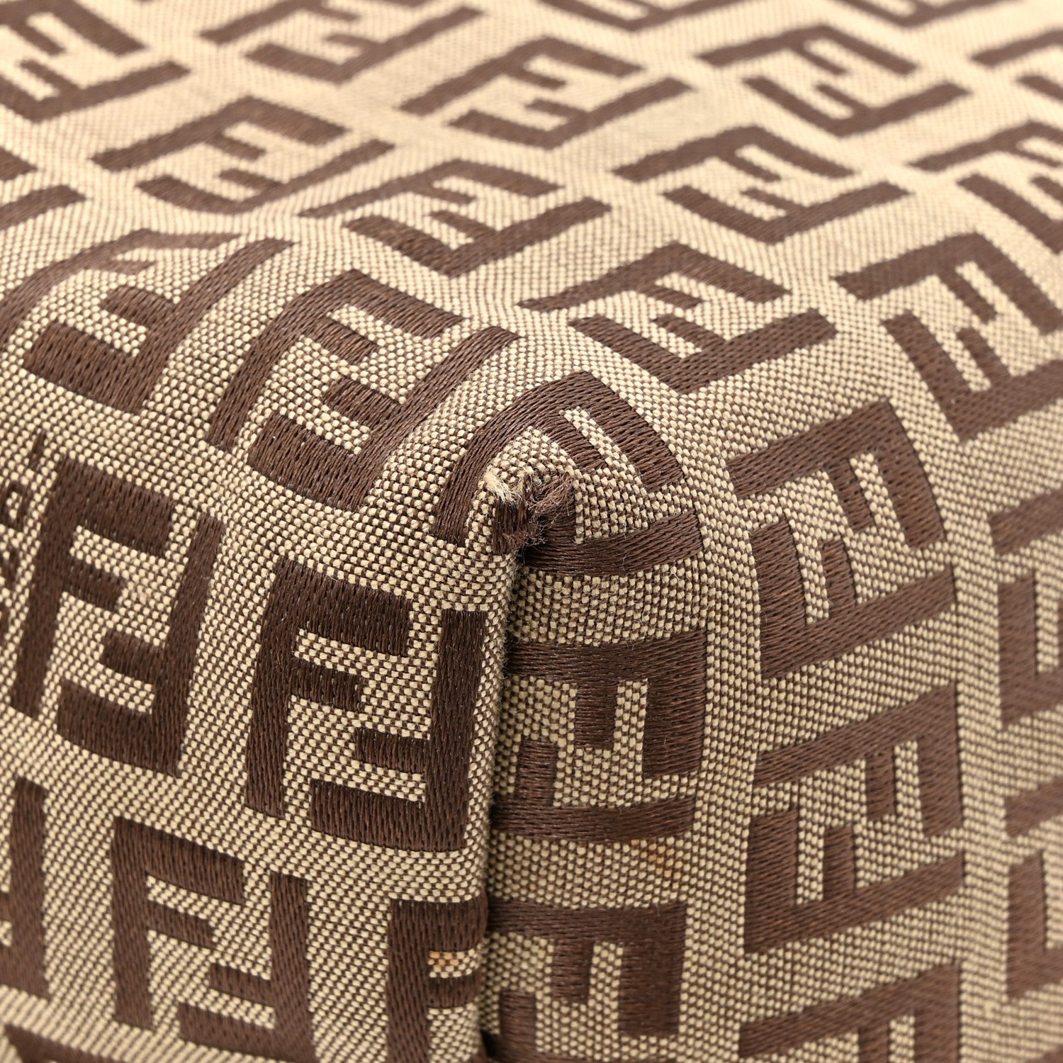 Fendi Zucchino Shopping Tote Beige 14 of 15