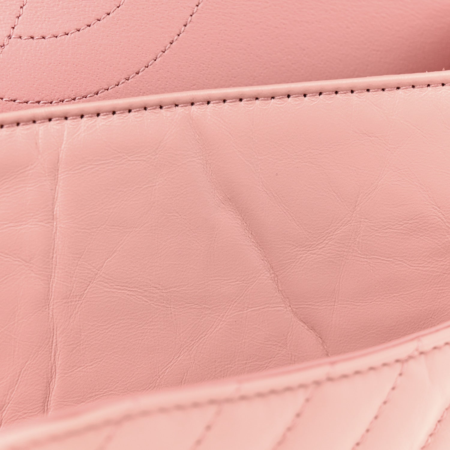 Chanel Aged Calfskin Chevron Quilted 2.55 Reissue 226 Flap Light Pink 11 of 17