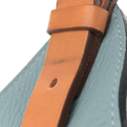 Hermes Taurillon Clemence Marwari PM Bleu Ciel 13 of 13