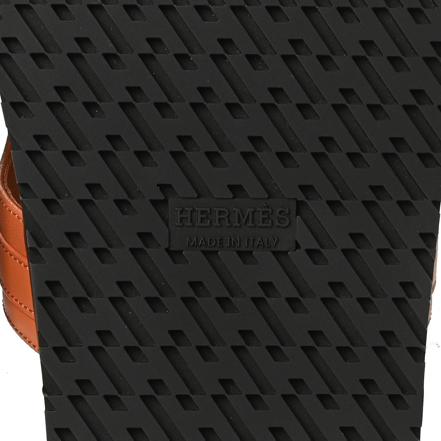 Hermes Calfskin Womens Empire Sandals 38 Marron Glaise 10 of 12