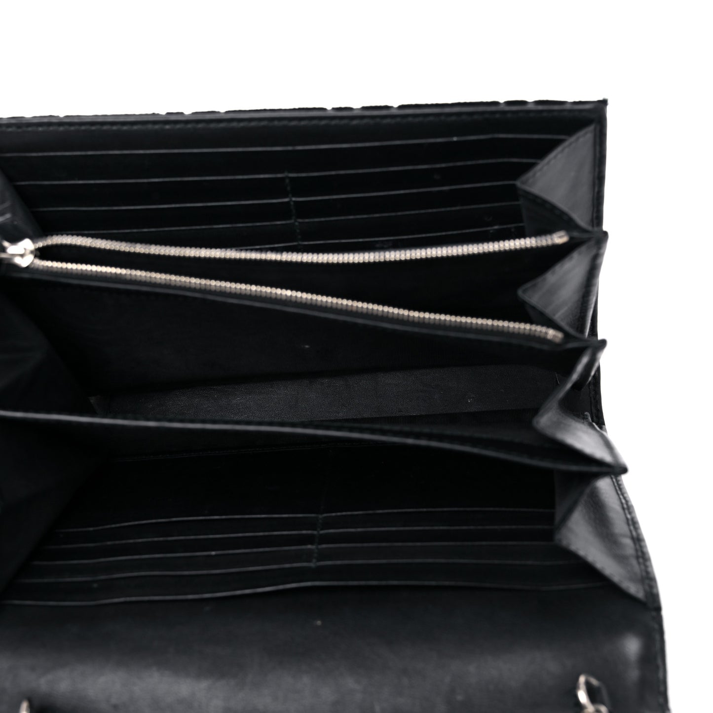 Velvet GG Monogram Mini Dionysus Chain Wallet Black