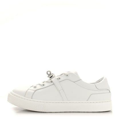Hermes Calfskin Day Sneakers 38 White 1 of 7
