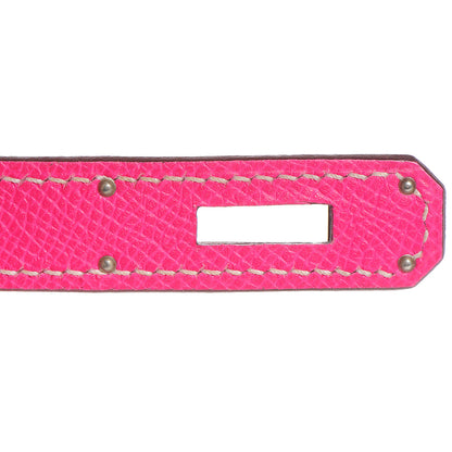 Hermes Epsom Kelly Retourne 35 Rose Tyrien Rubis 14 of 23
