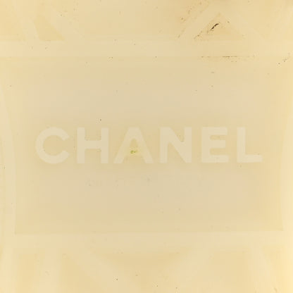 Chanel Suede Calfskin Nylon Grosgrain CC Sneakers 37.5 White 7 of 11