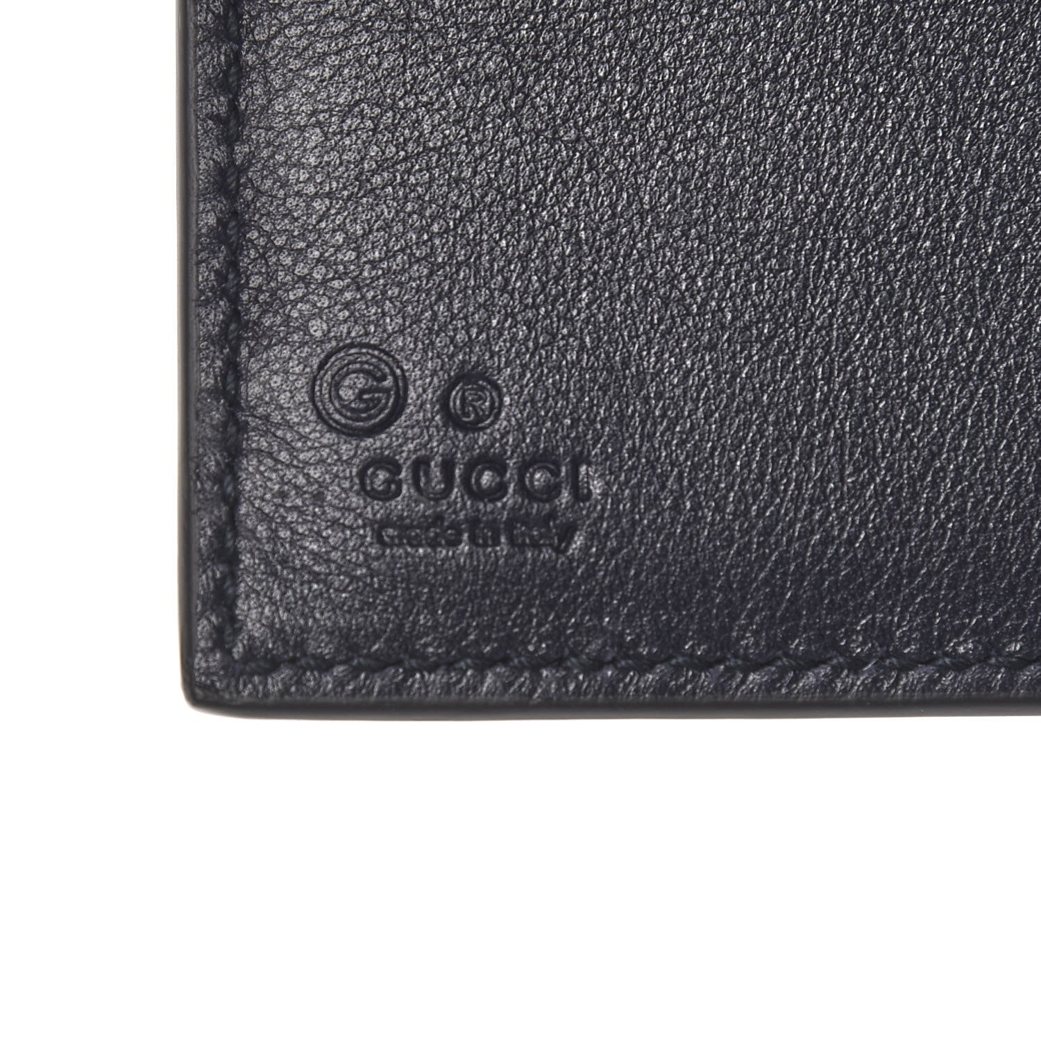 Gucci Microguccissima Bi-Fold Wallet Navy Blue 5 of 7