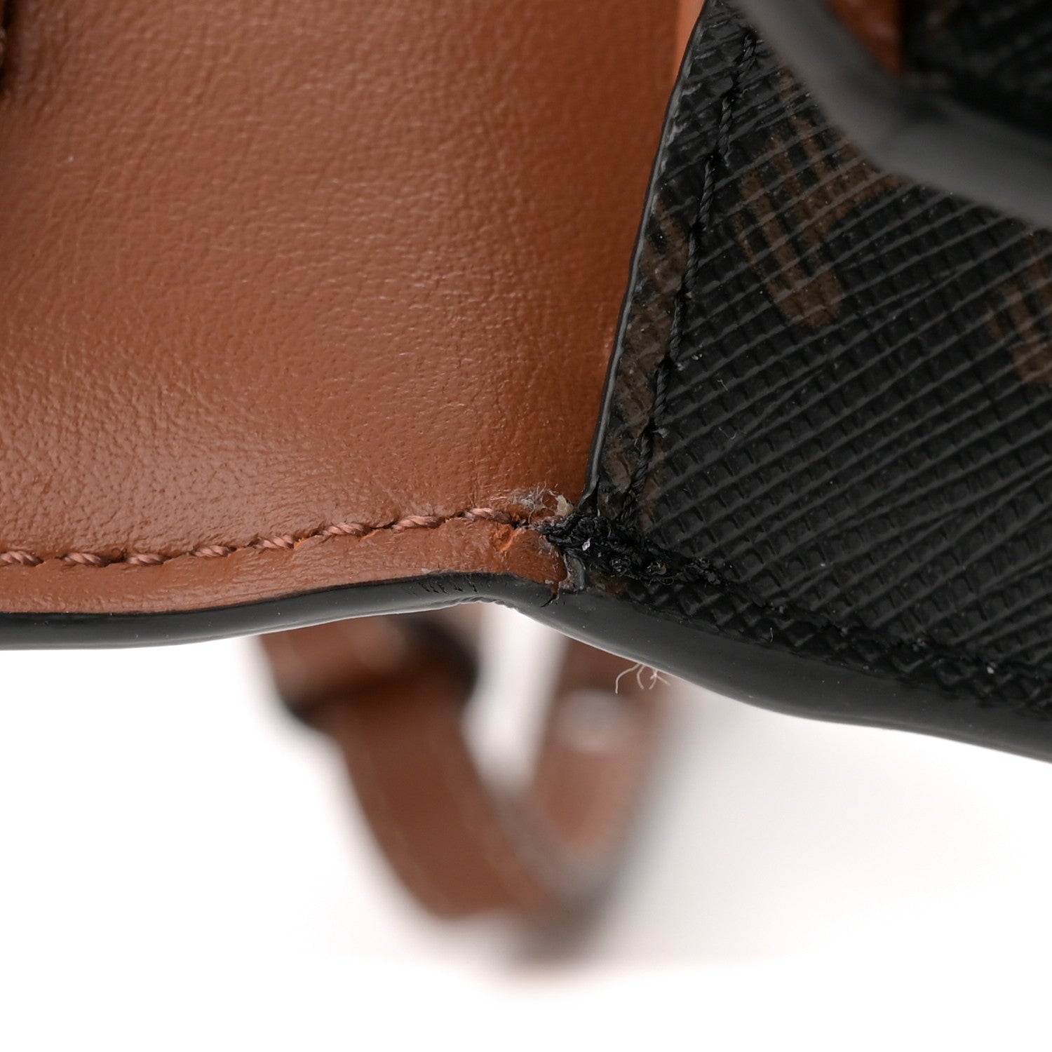 Celine Triomphe Canvas Lambskin Wallet On Strap Tan 11 of 12