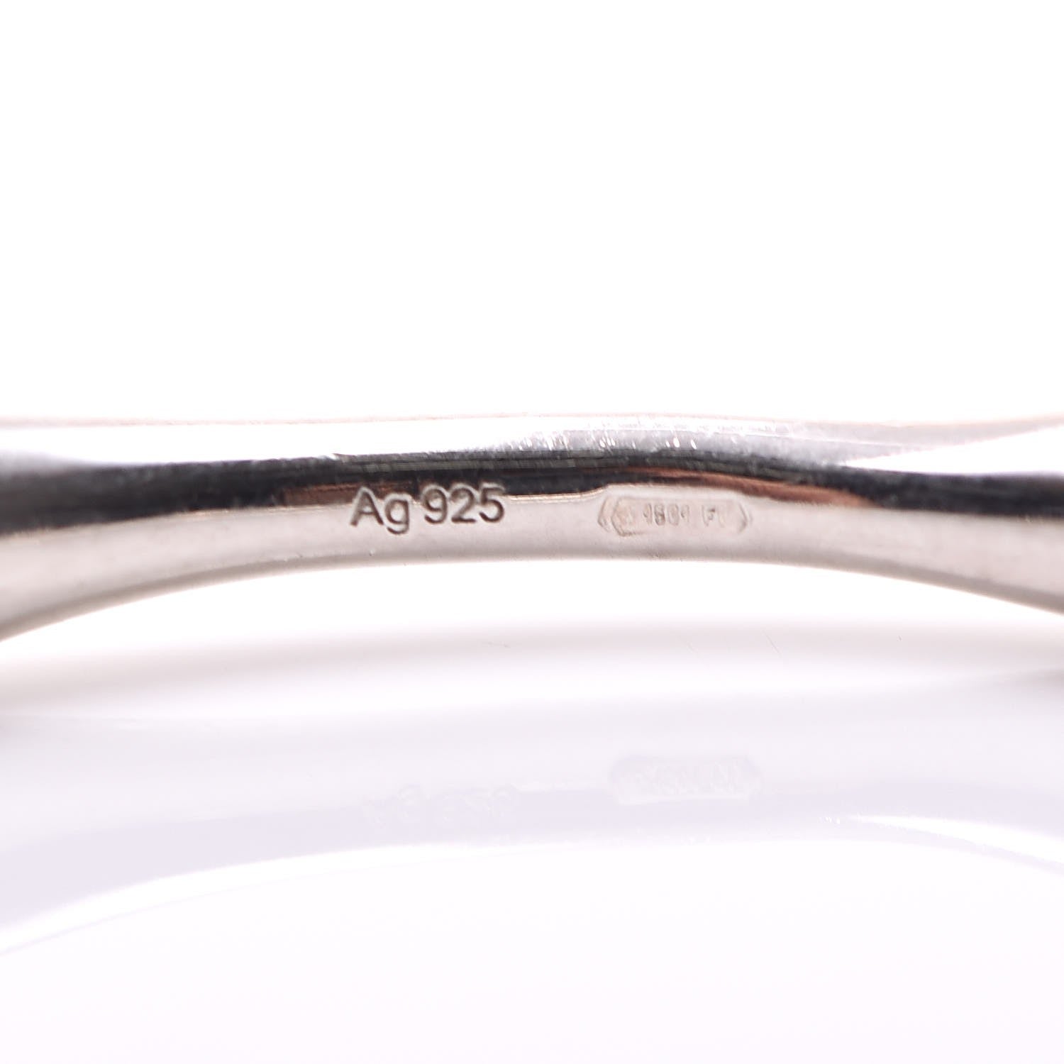Gucci Sterling Silver Bamboo Hoop Earrings 6 of 9