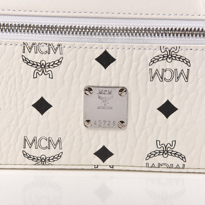 MCM Visetos Vanity Case White 7 of 10