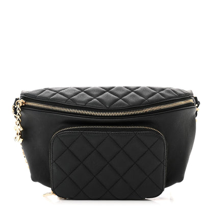 Chanel Caviar Quilted Business Affinity Waist Belt Bag Black 1 of 10
