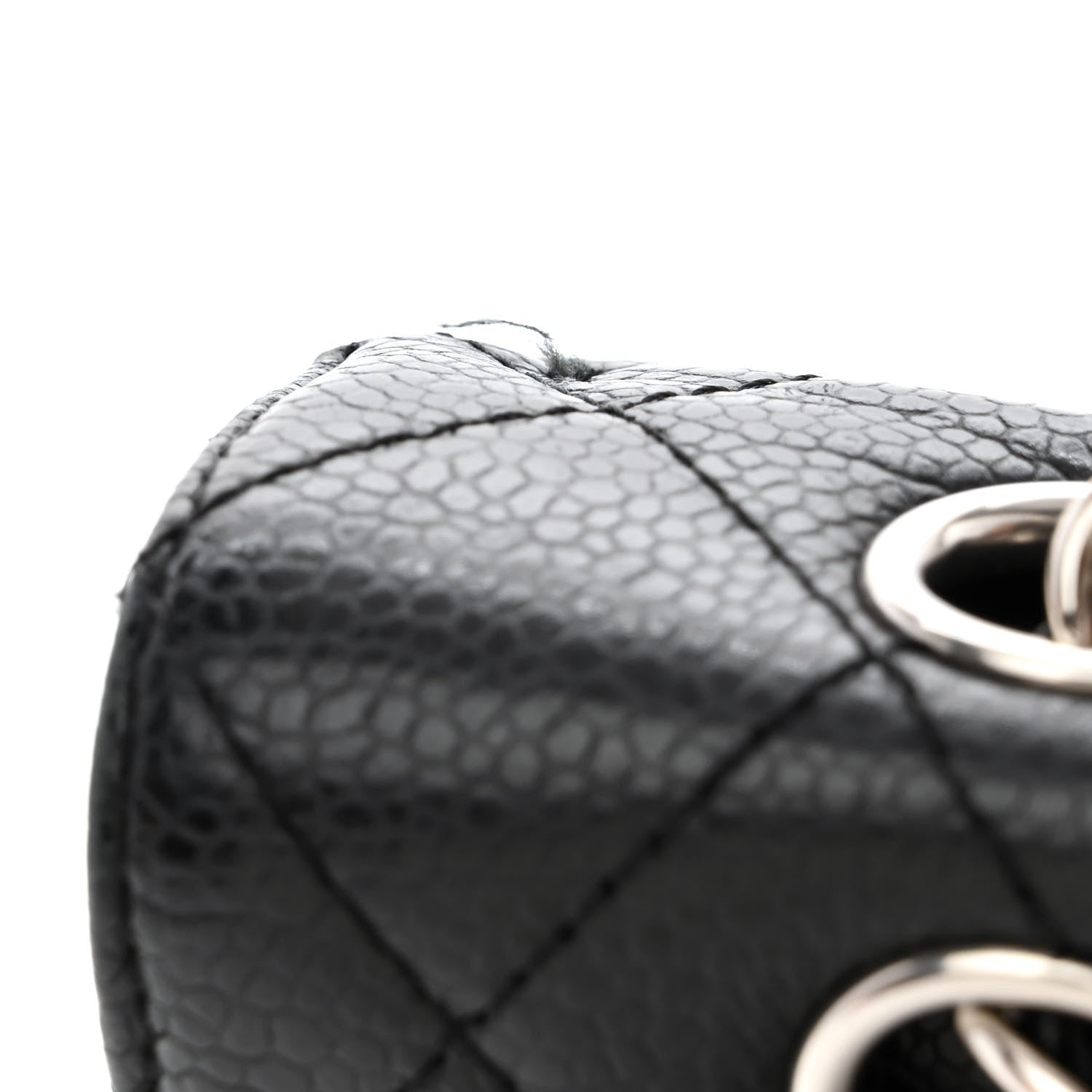 Chanel Caviar Quilted Medium Double Flap Black 12 of 20