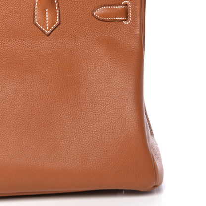Hermes Natural Barenia Faubourg Birkin 35 Fauve 36 of 46