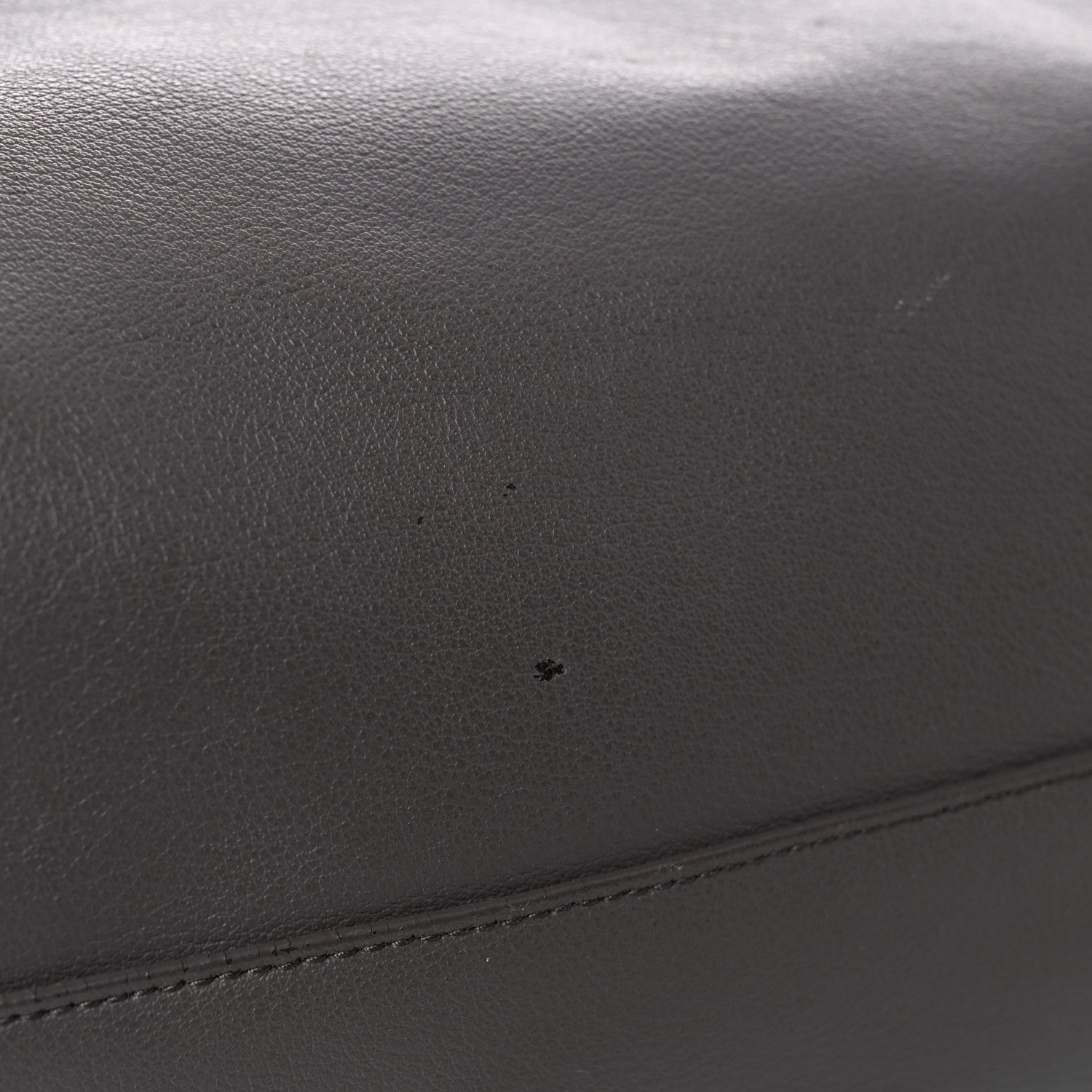 Saint Laurent Calfskin Large Shopping Tote Dark Grey 17 of 27