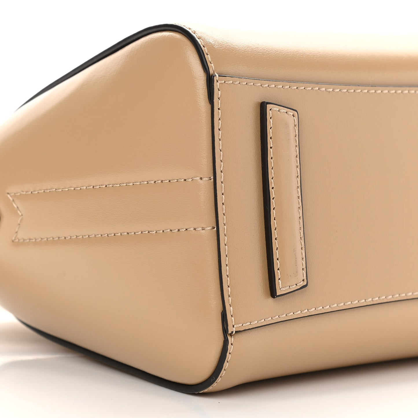 Shiny Lord Calfskin Mini Antigona Beige