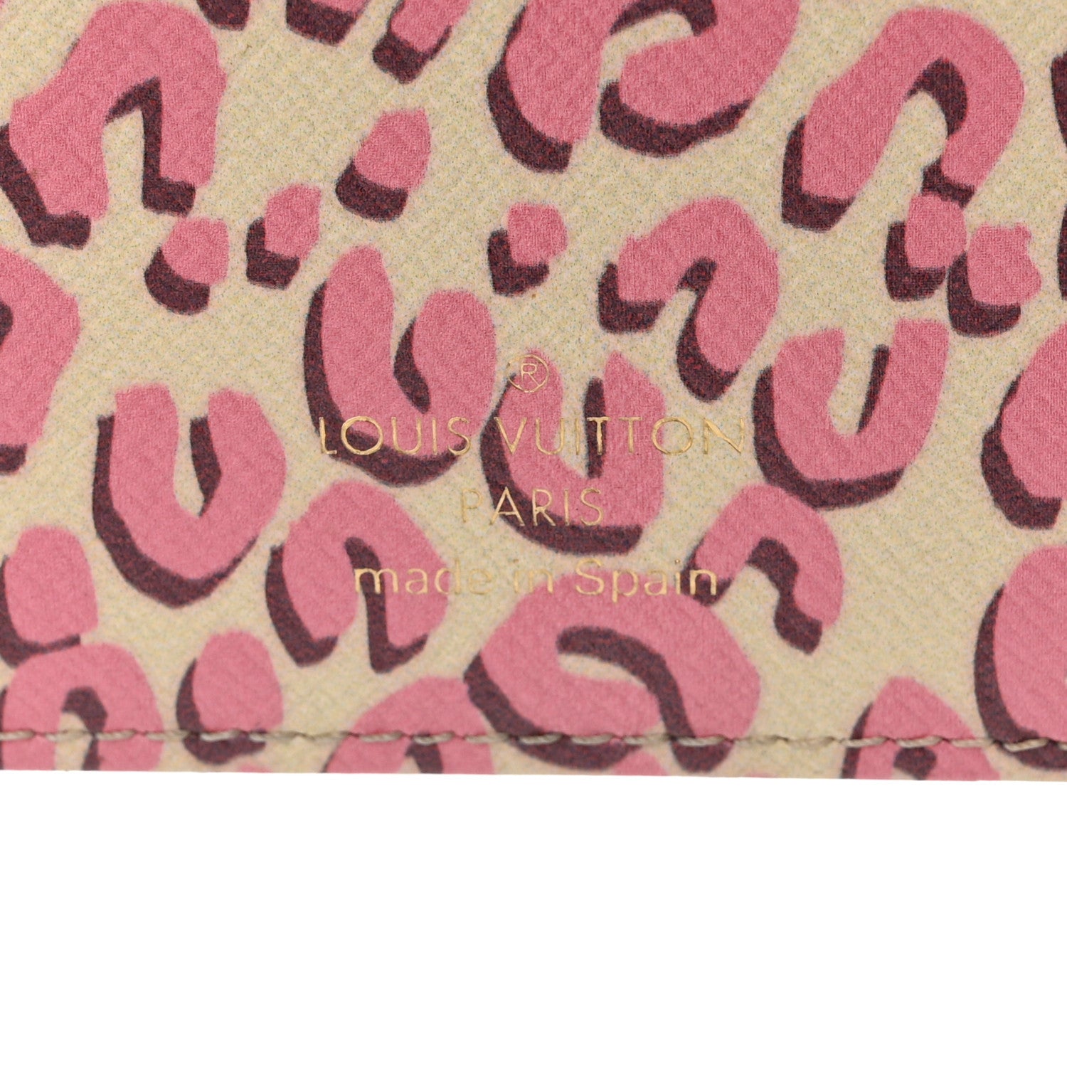 Louis Vuitton Monogram Leopard Insolite Wallet Blanc Corail 6 of 7