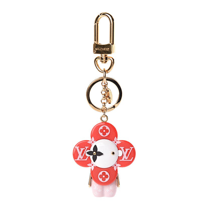 Louis Vuitton Giant Monogram Vivienne Bag Charm Key Holder Rouge 1 of 6
