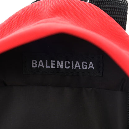 Balenciaga Recycled Casual Nylon Mini Oversized Backpack Bright Red 6 of 9