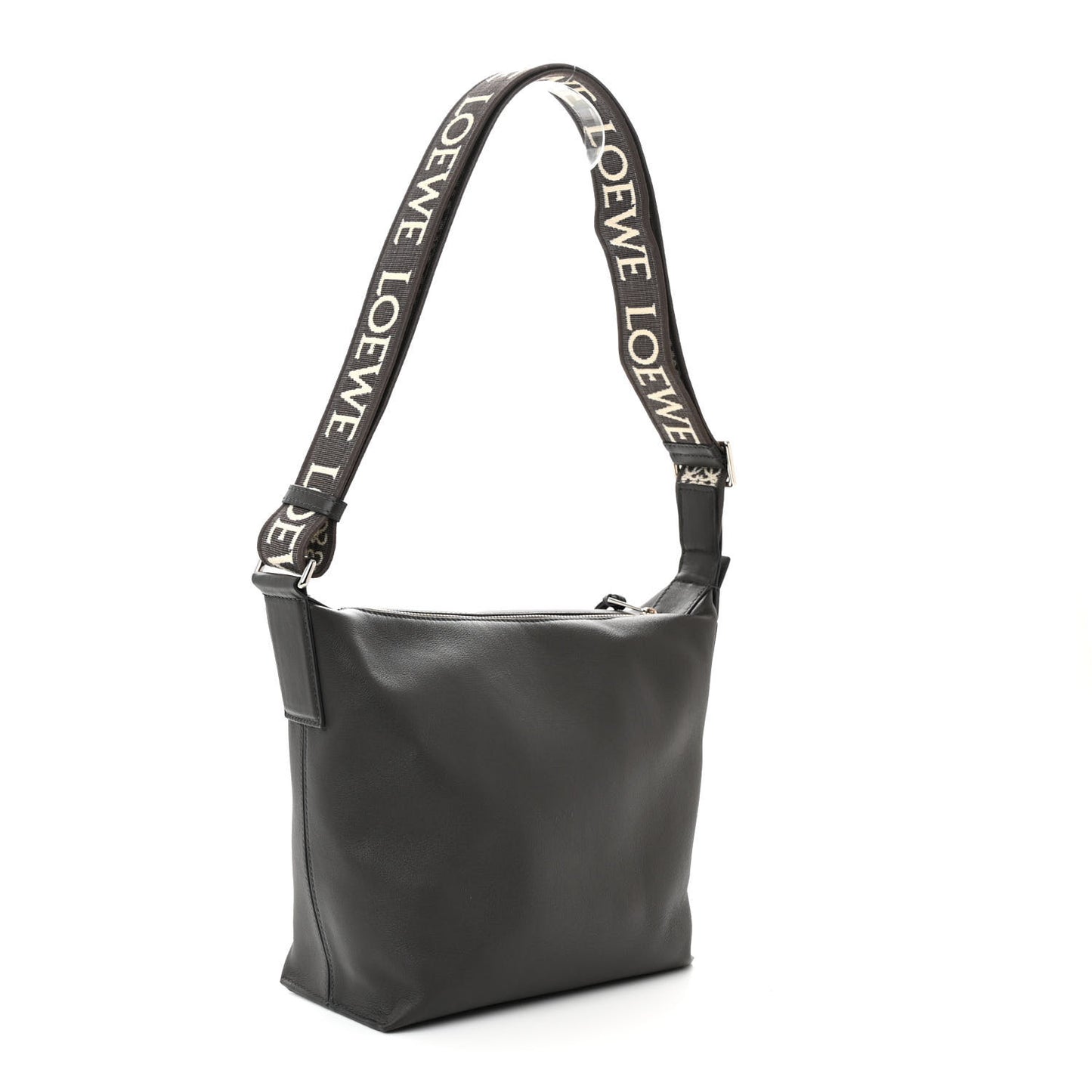 X Suna Fujita Calfskin Small Mandragora Cubi Crossbody Anthracite