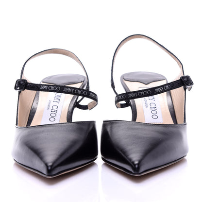 Jimmy Choo Nappa Ray Slingback Pumps 35.5 Black 2 of 10
