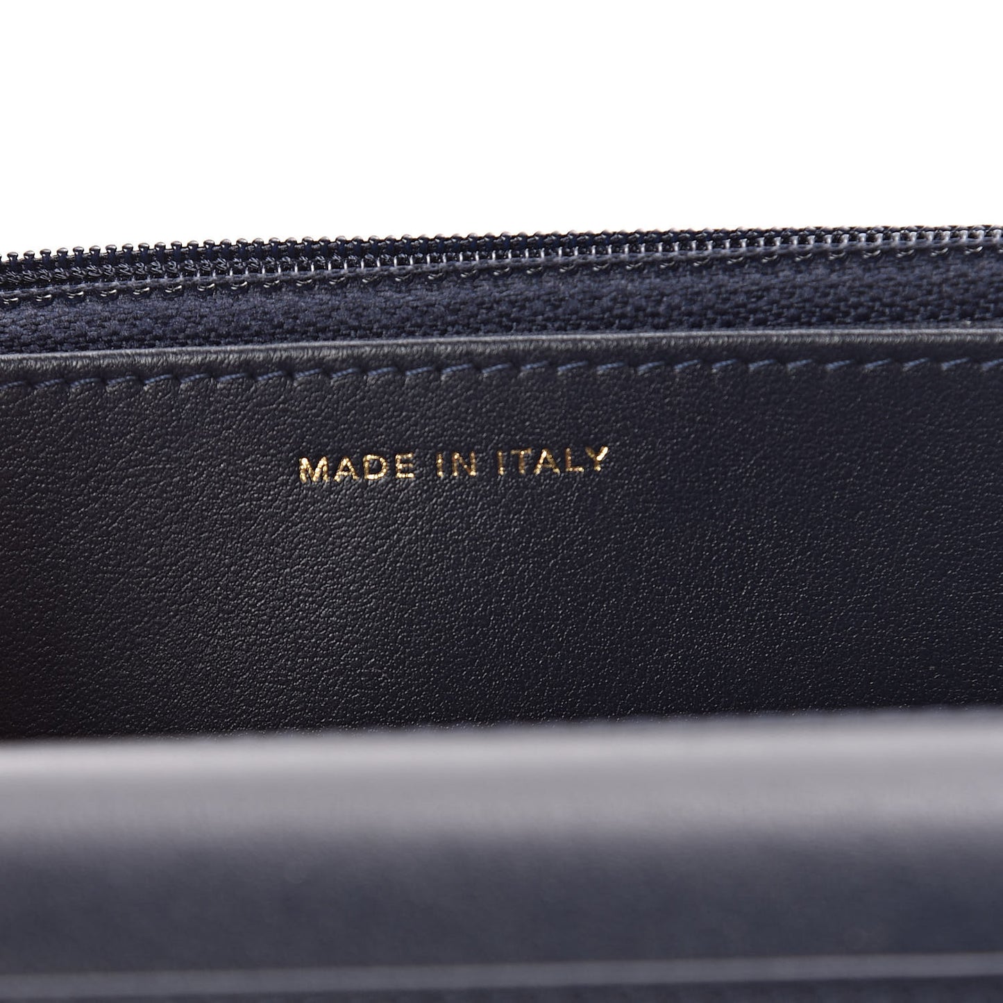 Aged Calfskin Quilted Reissue Wallet On Chain WOC Navy